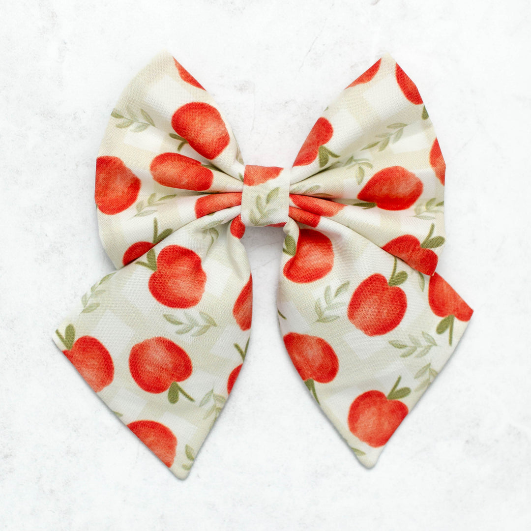 Apple Picking Sailor Bow