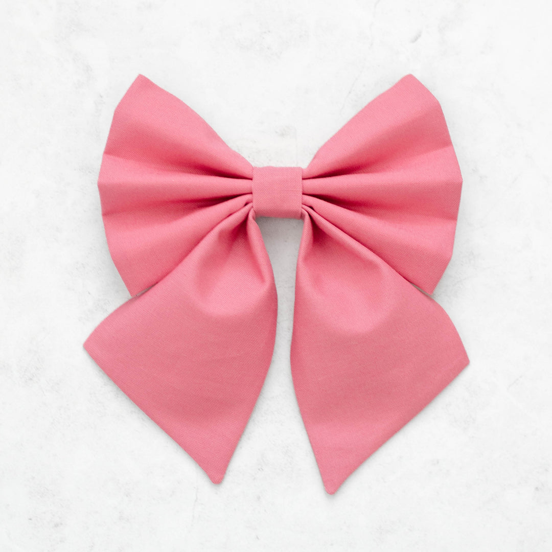 Blushing Pink Sailor Bow