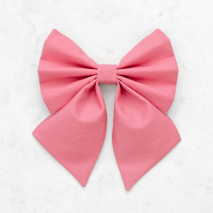 Blushing Pink Sailor Bow