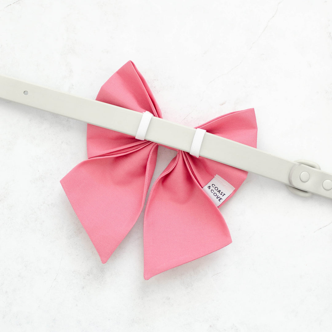 Blushing Pink Sailor Bow