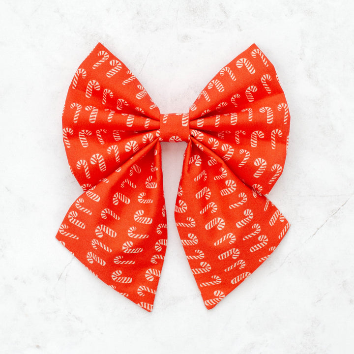 Candy Cane Lane Sailor Bow