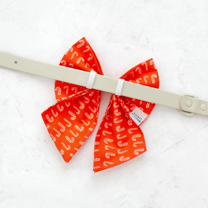 Candy Cane Lane Sailor Bow