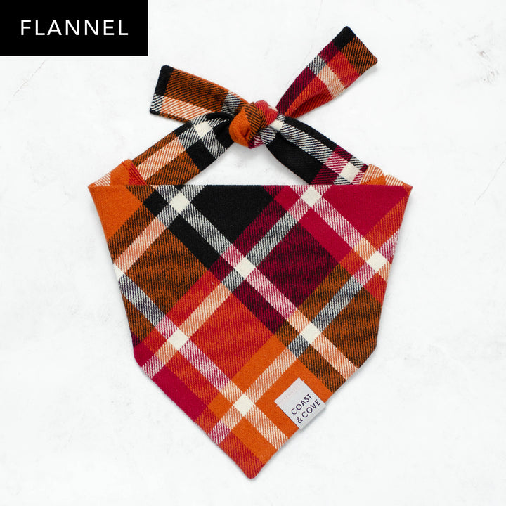Cozy Cabin Plaid Flannel Bandana