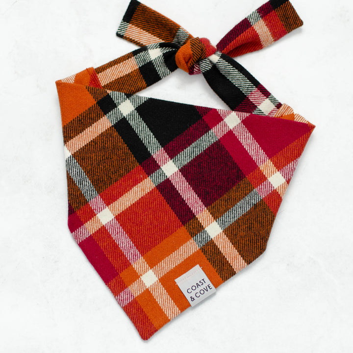 Cozy Cabin Plaid Flannel Bandana