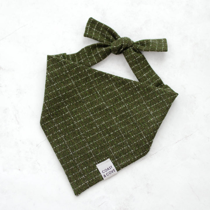 Evergreen Tweed Flannel Bandana