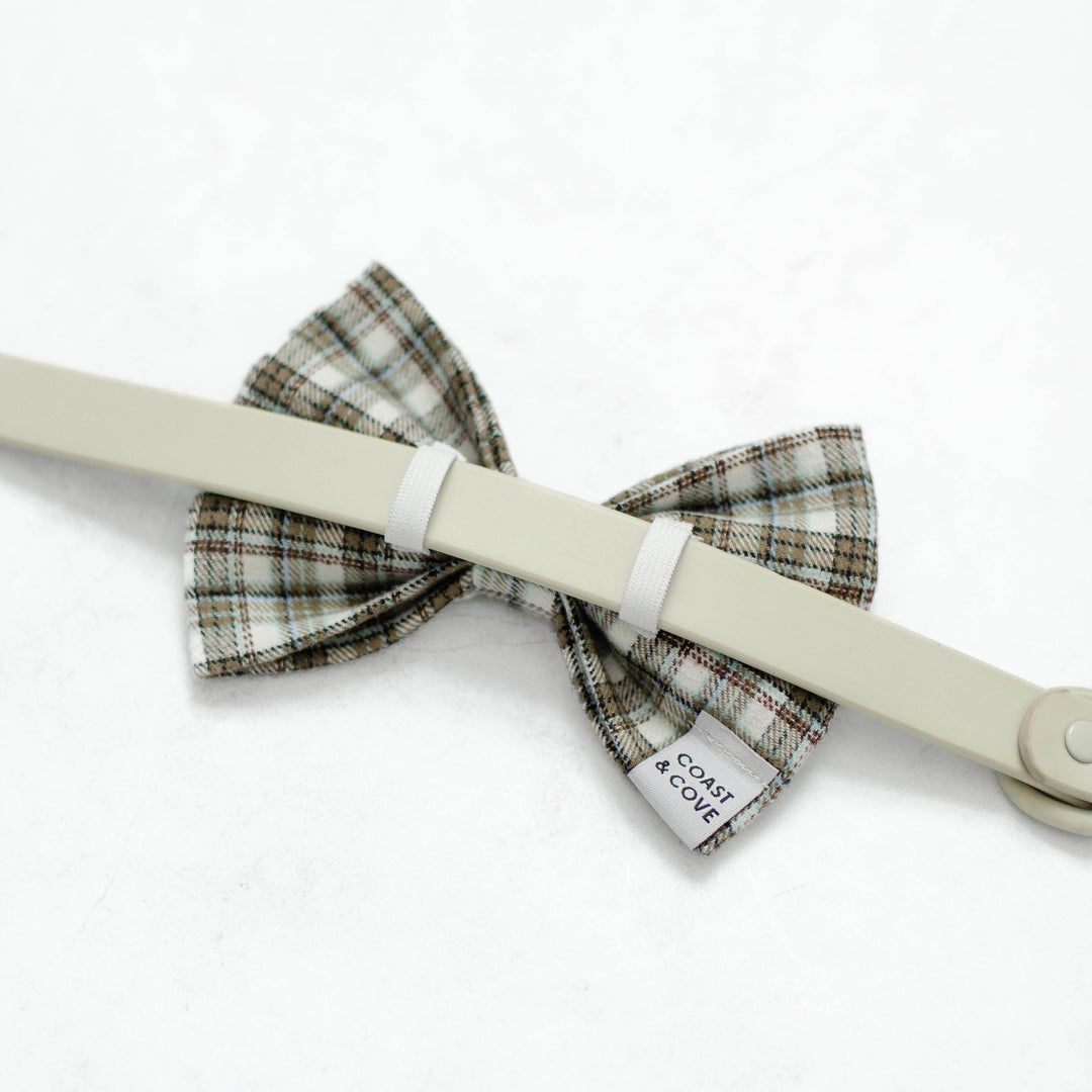 Fireside Plaid Flannel Bow Tie