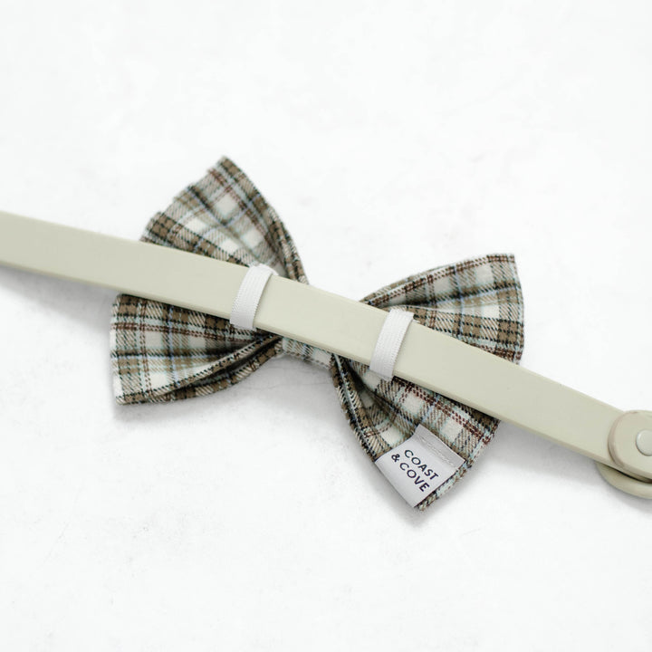 Fireside Plaid Flannel Bow Tie
