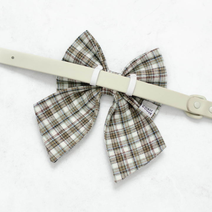 Fireside Plaid Flannel Sailor Bow