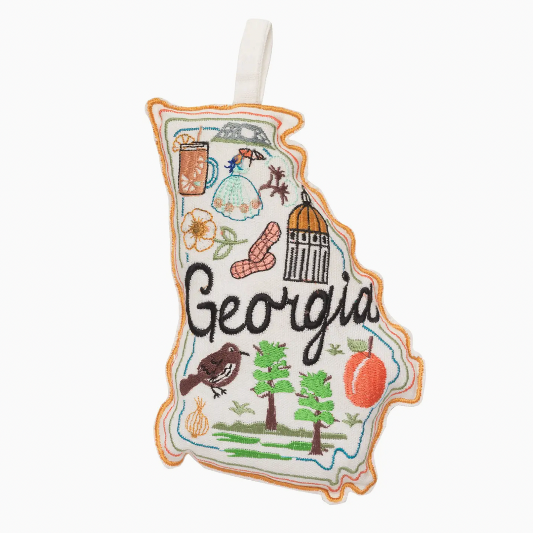 Georgia State Embroidered Squeak Toy