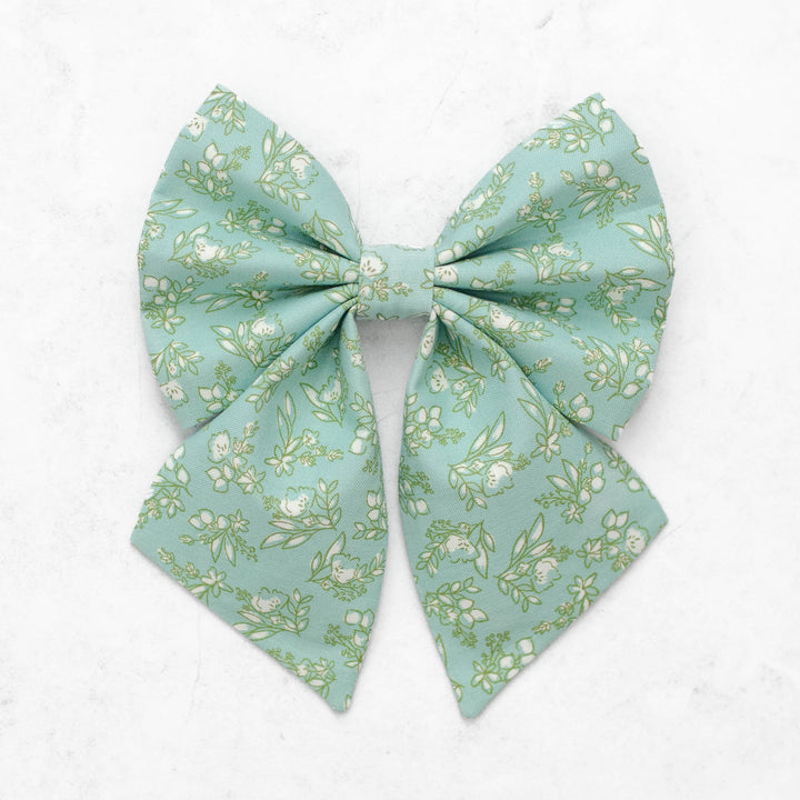 Laguna Floral Sailor Bow