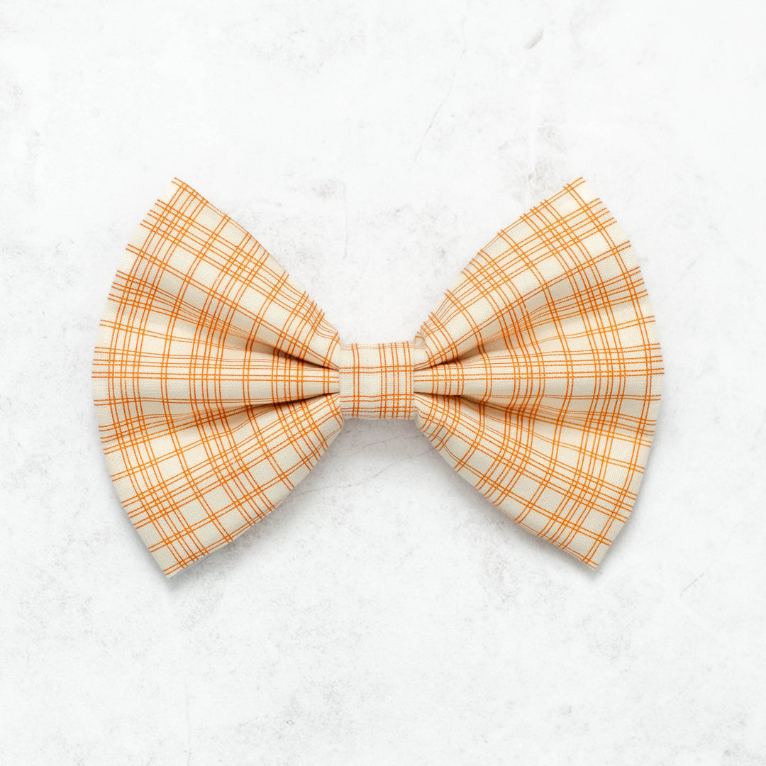 Maple Leaf Plaid Bow Tie