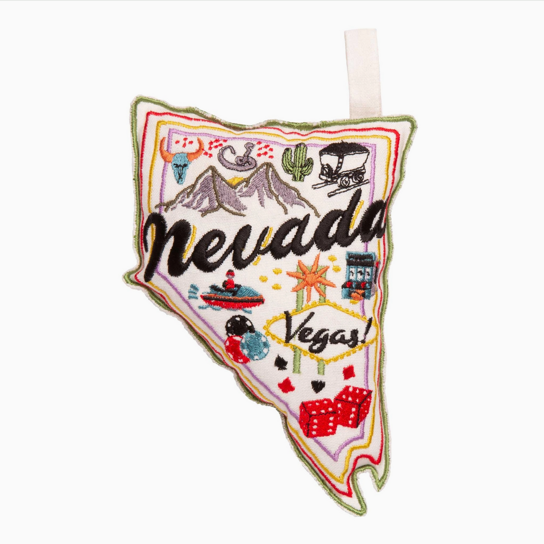 Nevada State Embroidered Squeak Toy