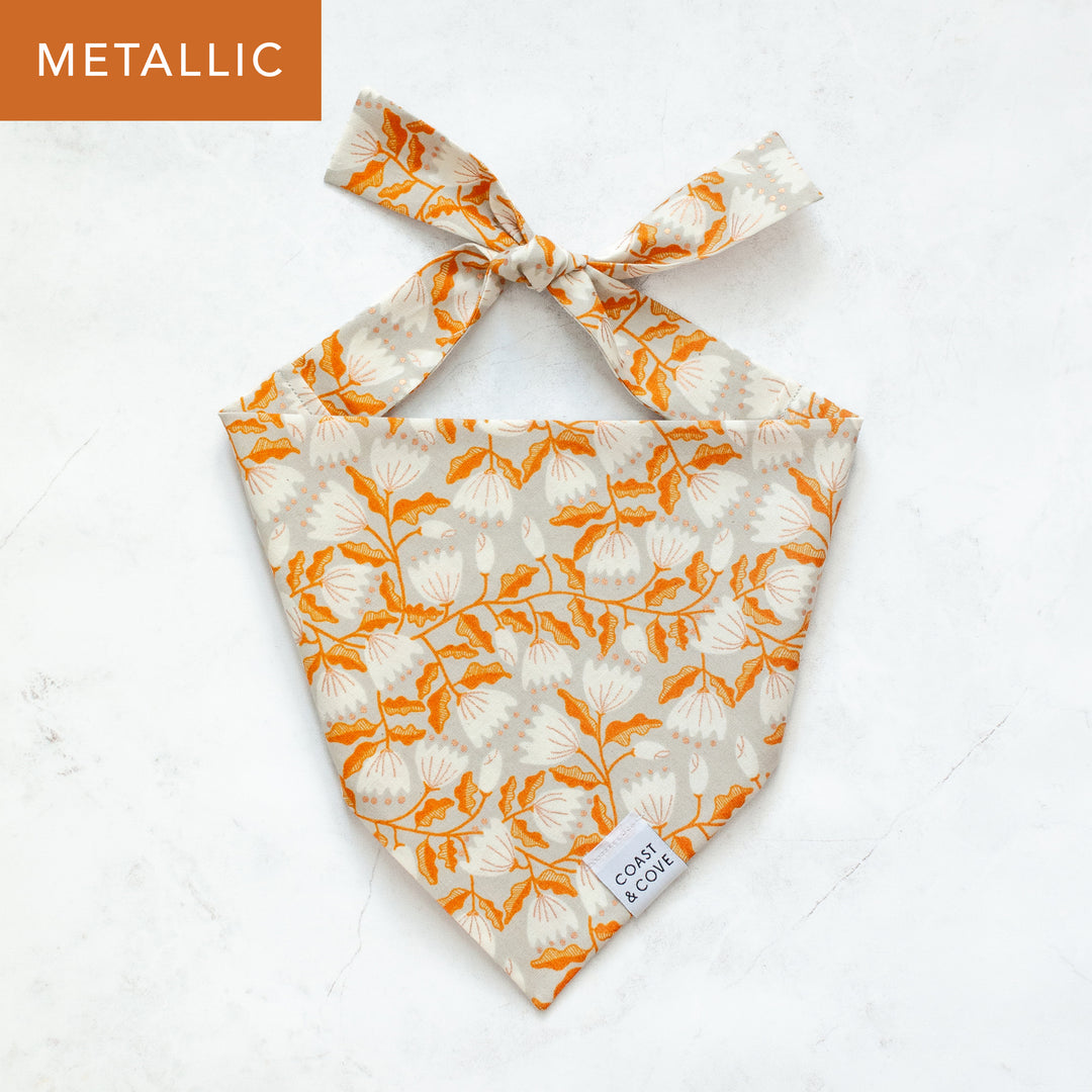 Amber Floral Bandana