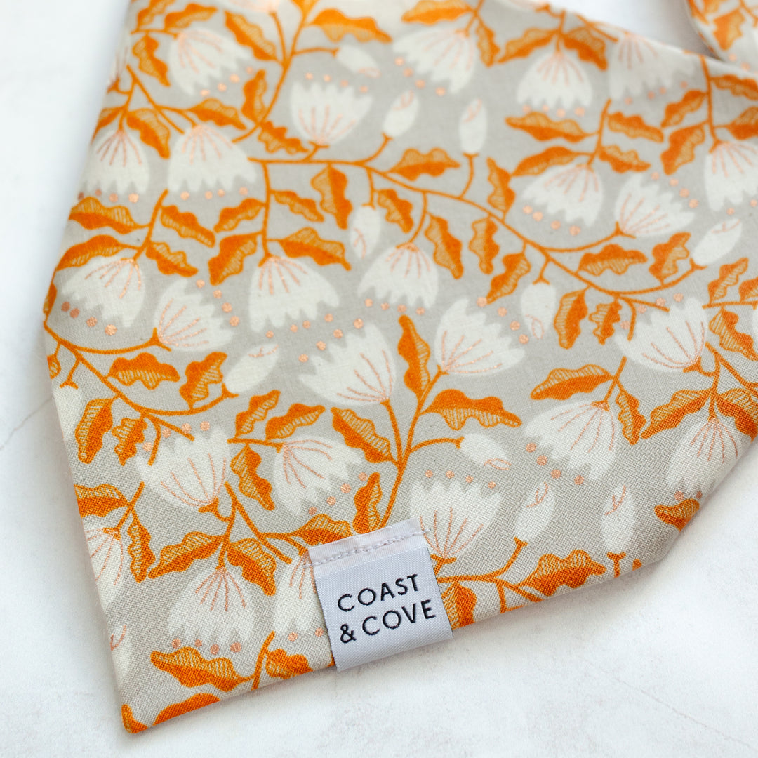 Amber Floral Bandana