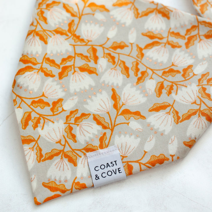 Amber Floral Bandana