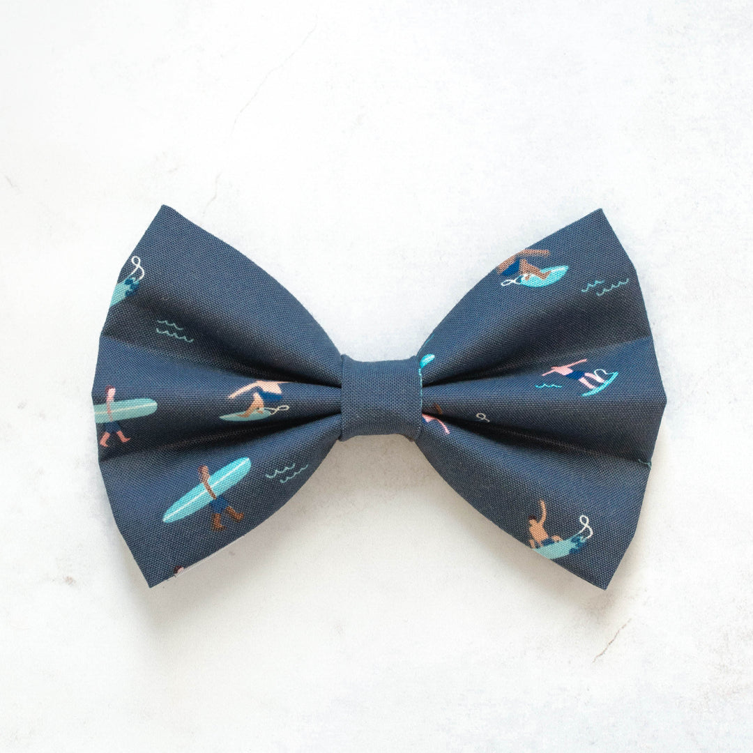 Surfs Up in Navy Bow Tie