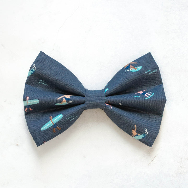 Surfs Up in Navy Bow Tie