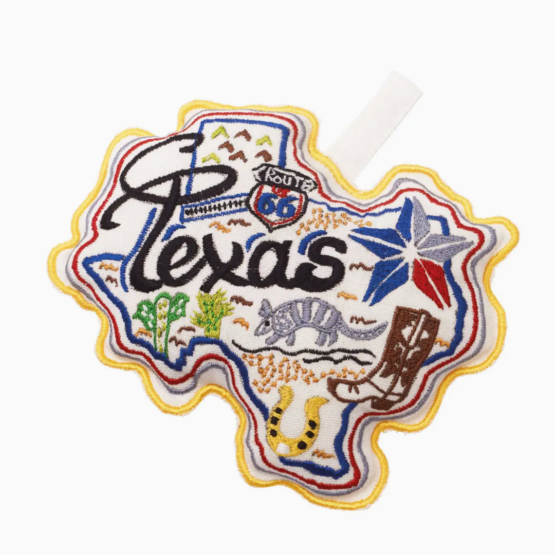 Texas State Embroidered Squeak Toy