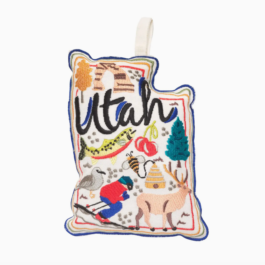Utah State Embroidered Squeak Toy