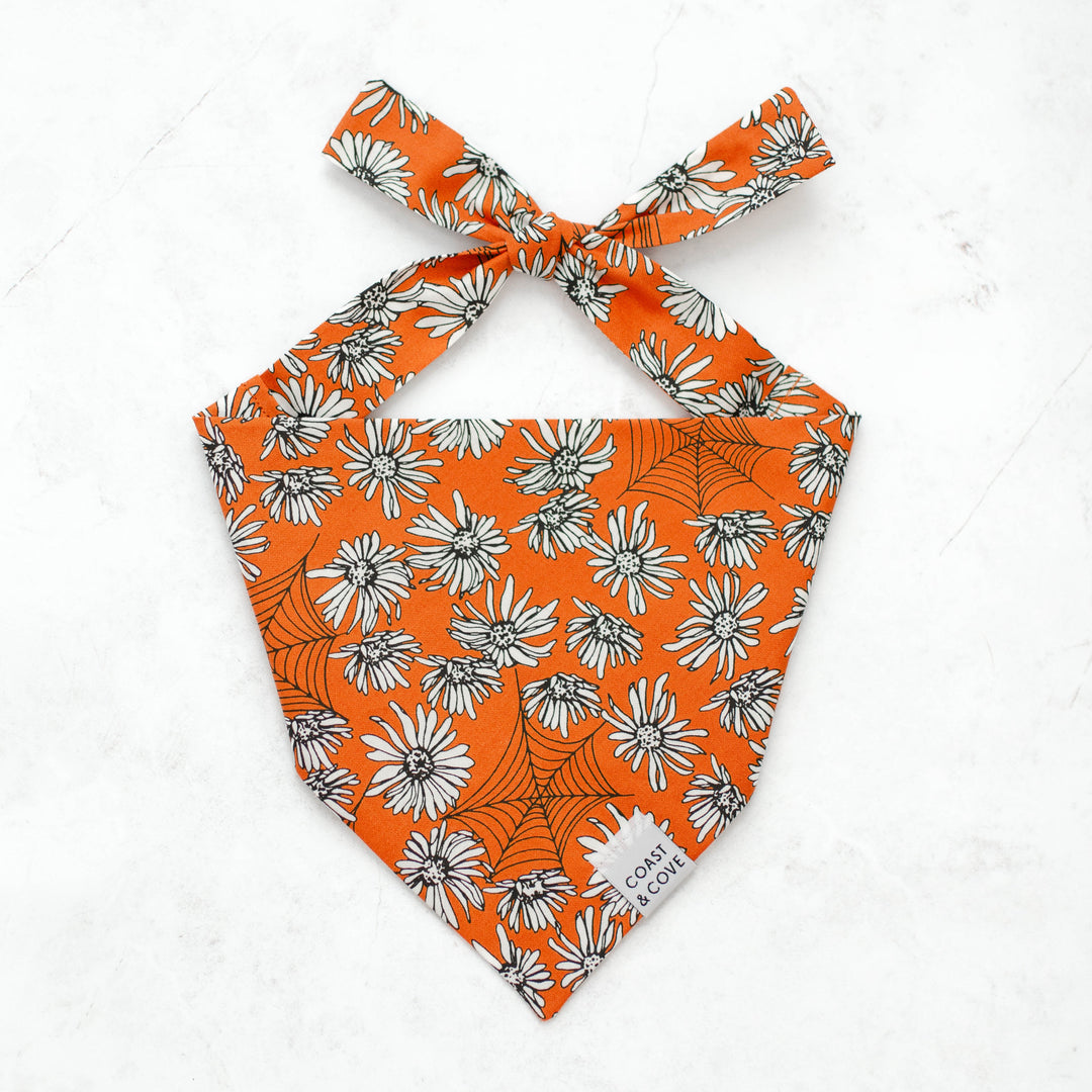 Webbed Floral Bandana