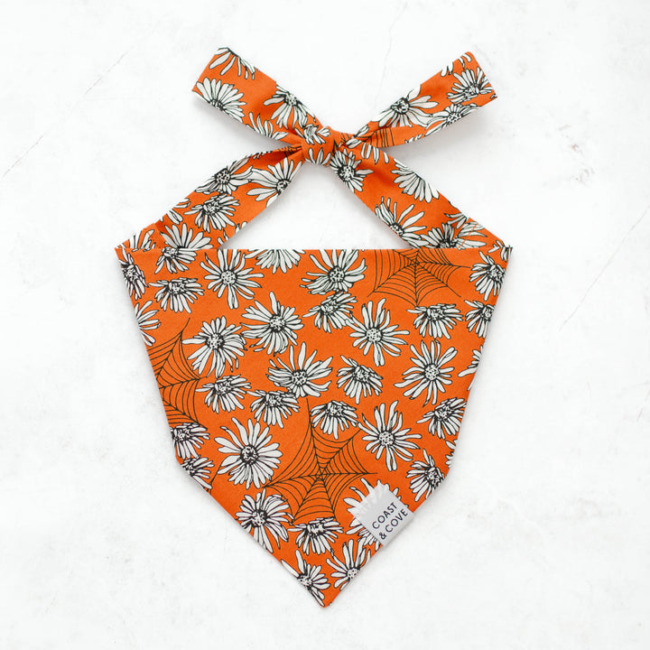 Webbed Floral Bandana