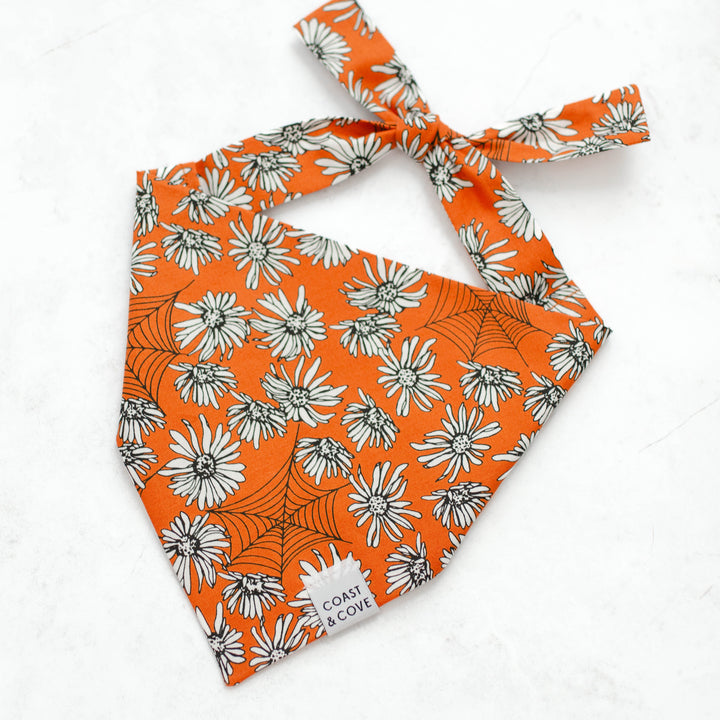Webbed Floral Bandana