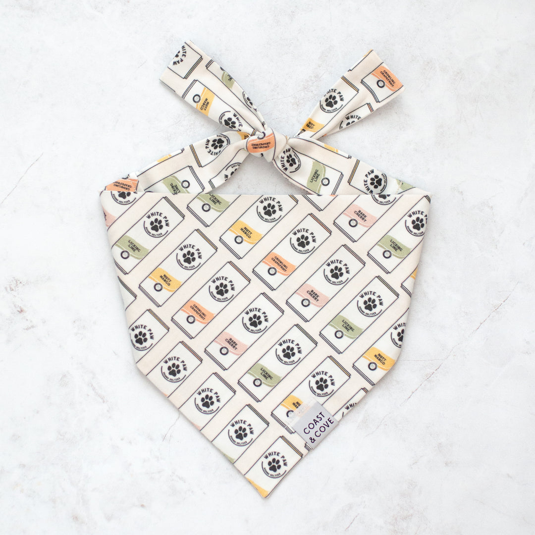 White Paw Bandana