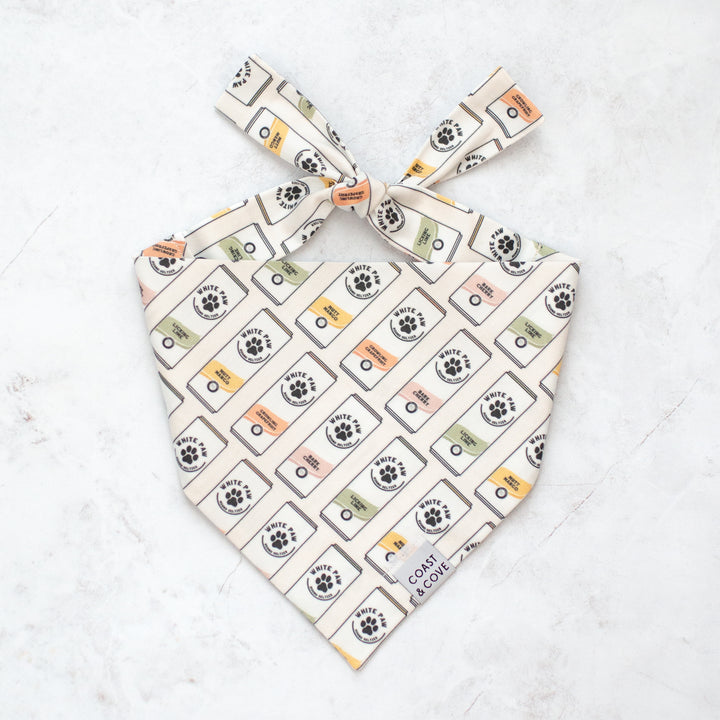 White Paw Bandana