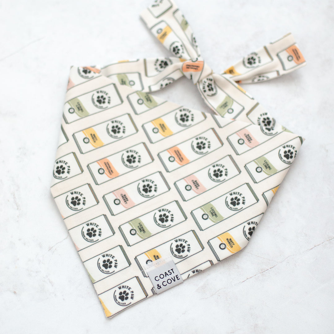 White Paw Bandana