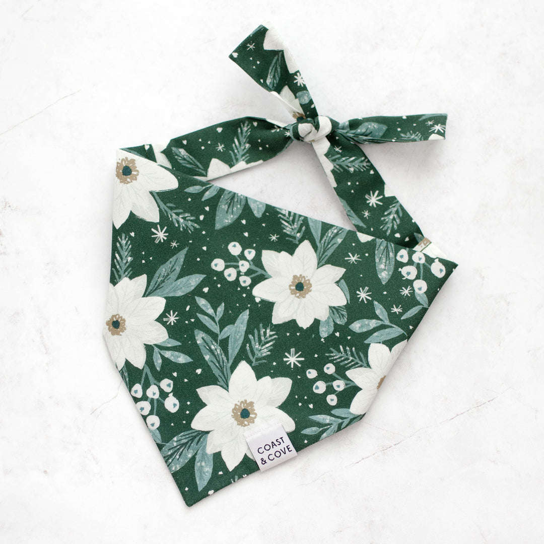 Winter Blooms Bandana