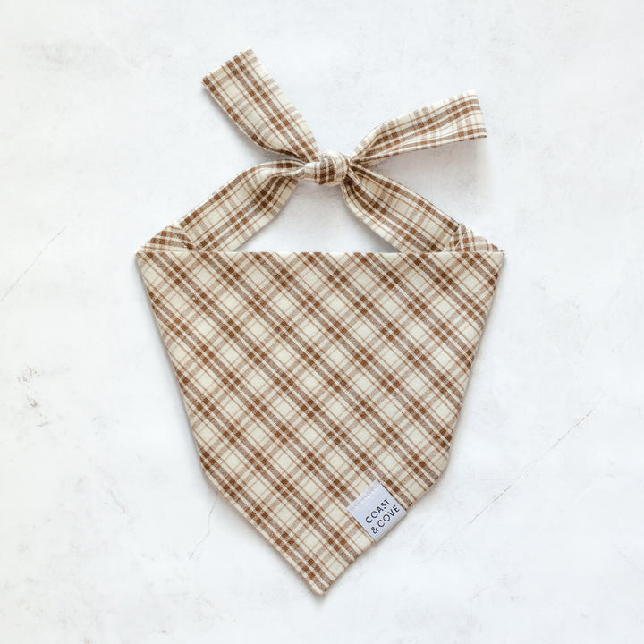 Woodland Plaid Flannel Bandana