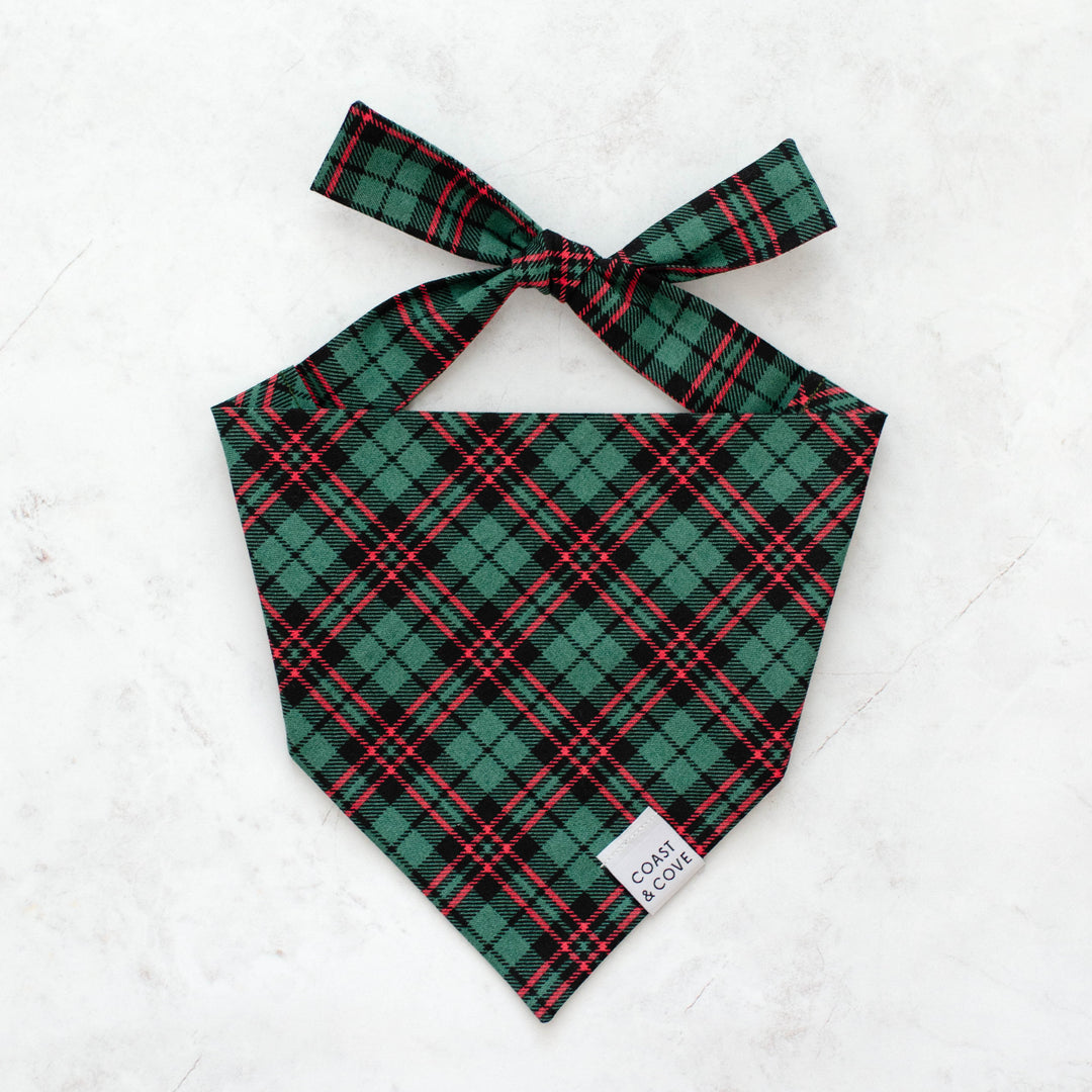 Yuletide Plaid Bandana