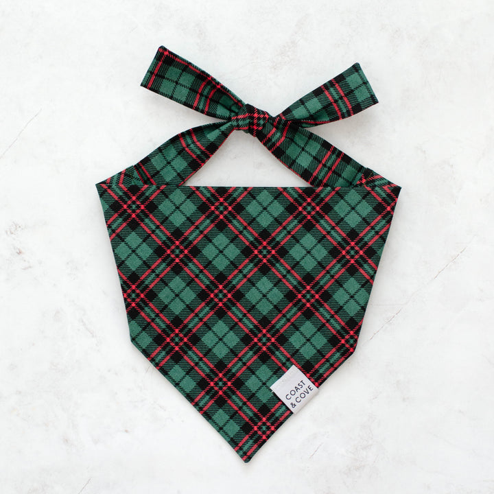 Yuletide Plaid Bandana