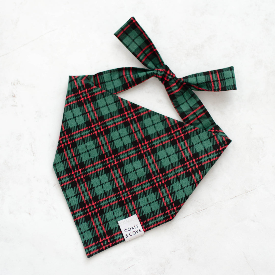 Yuletide Plaid Bandana