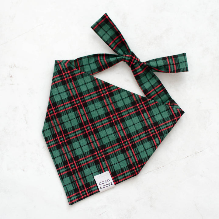 Yuletide Plaid Bandana