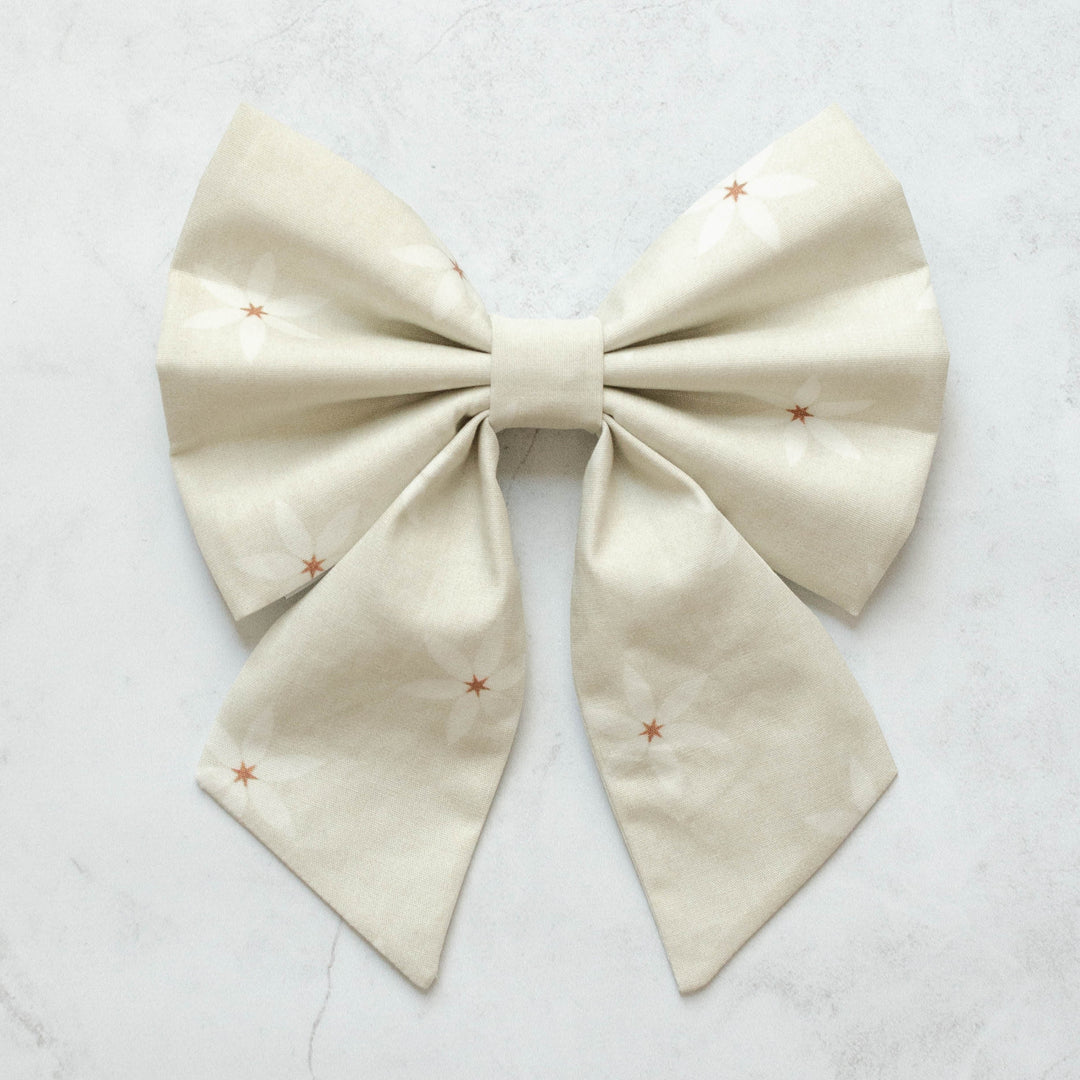 Coastal Floral Sailor Bow
