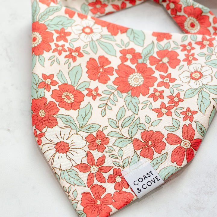 Christmas Floral Bandana