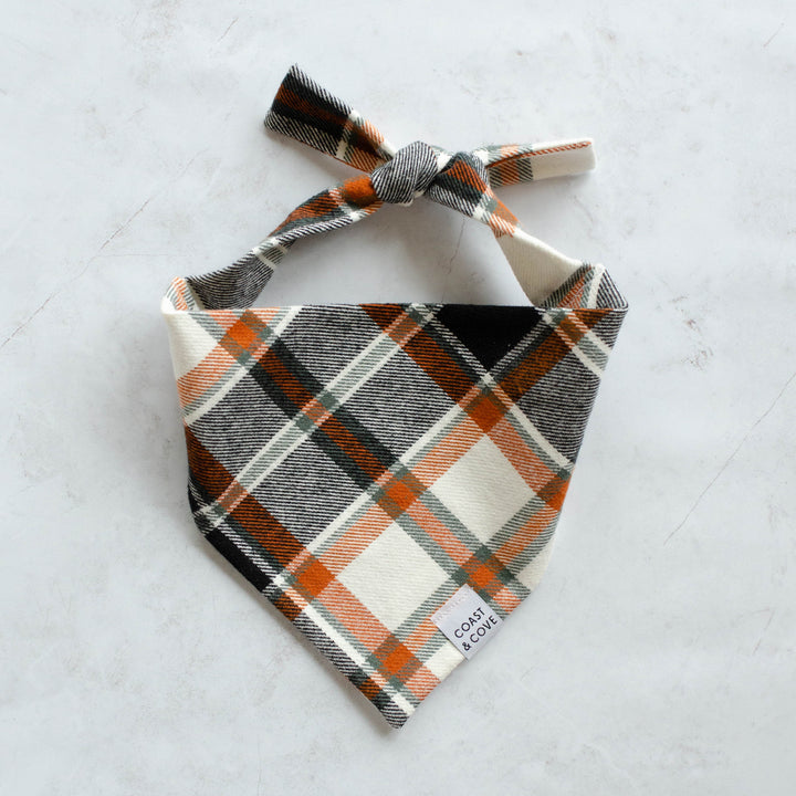Nightfall Plaid Flannel Bandana