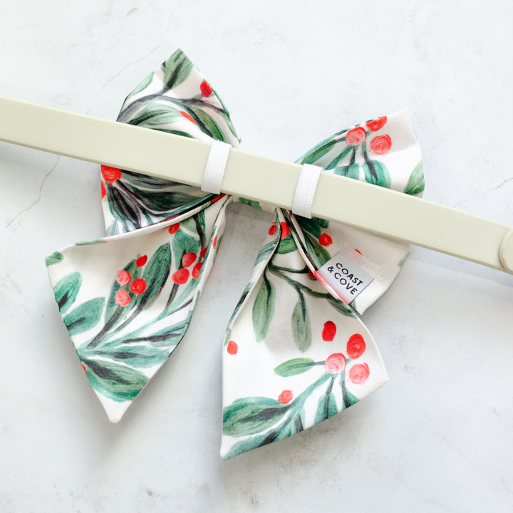 Under the Mistletoe Sailor Bow