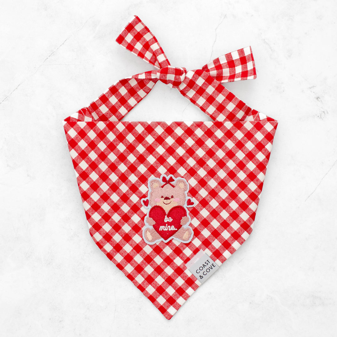 Be Mine Bear Bandana