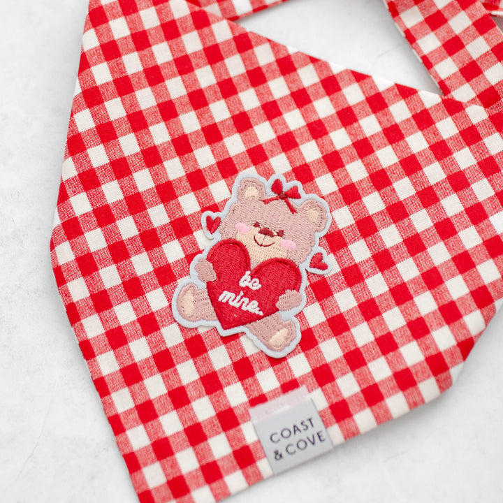 Be Mine Bear Bandana