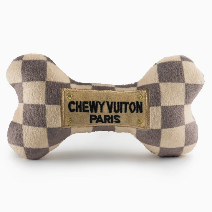 Chewy Vuiton Bone Dog Toy