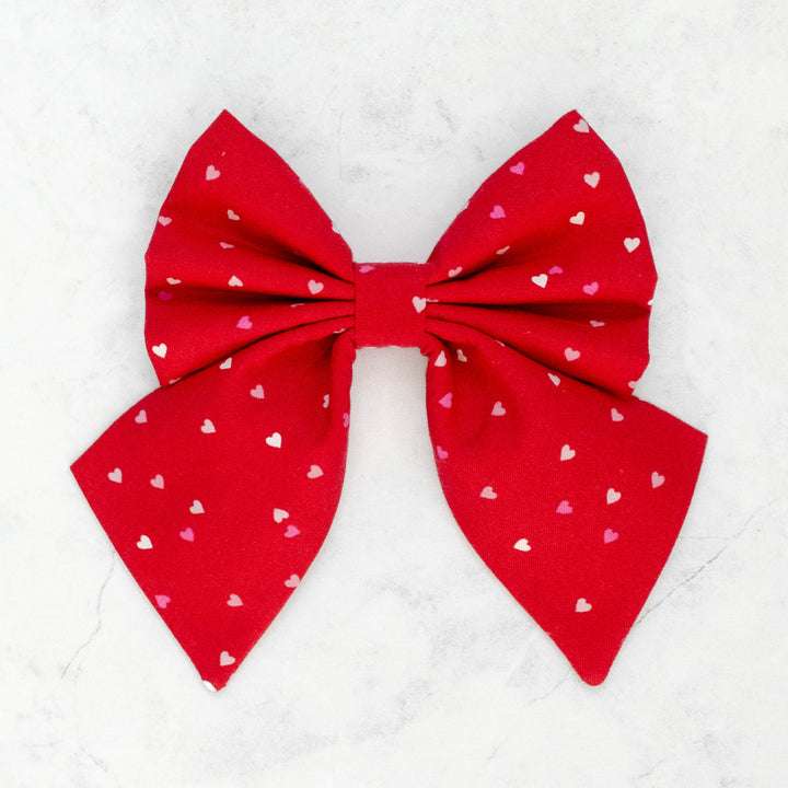 Confetti Hearts Sailor Bow