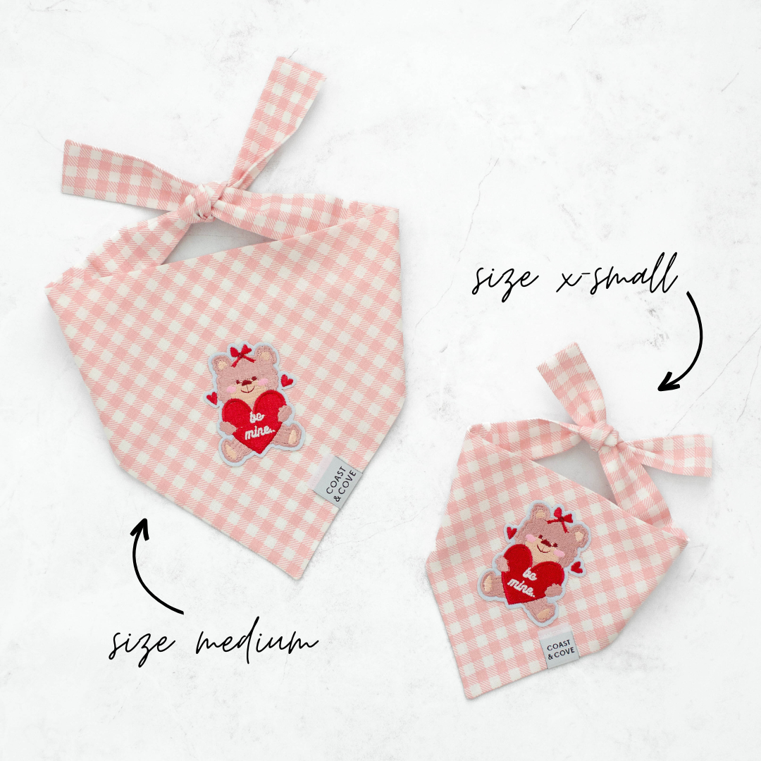 Be Mine Bear Bandana