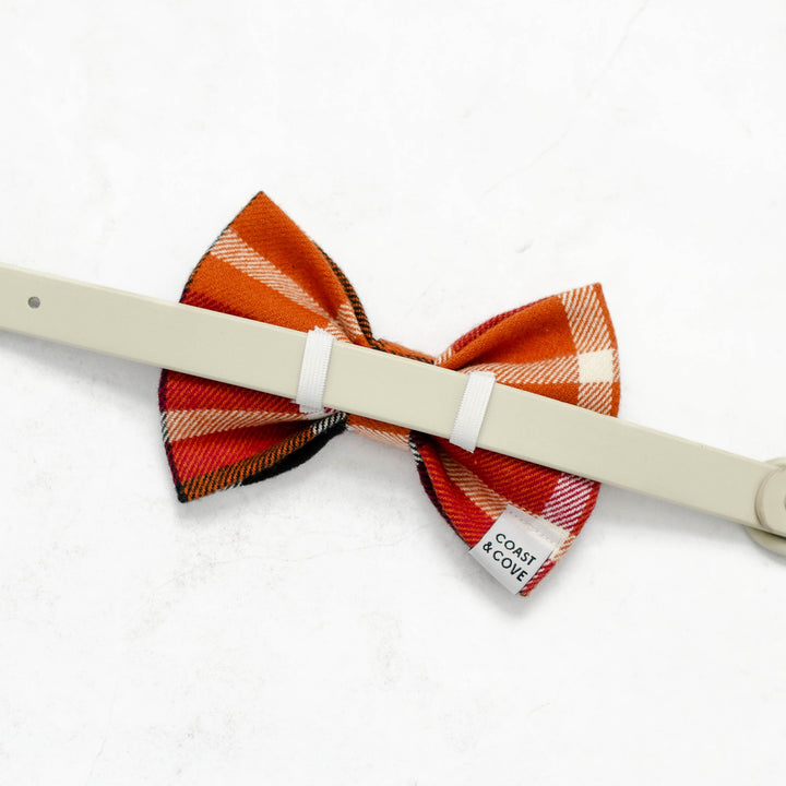 Cozy Cabin Plaid Flannel Bow Tie
