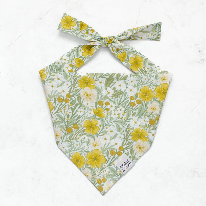 Golden Blooms Bandana