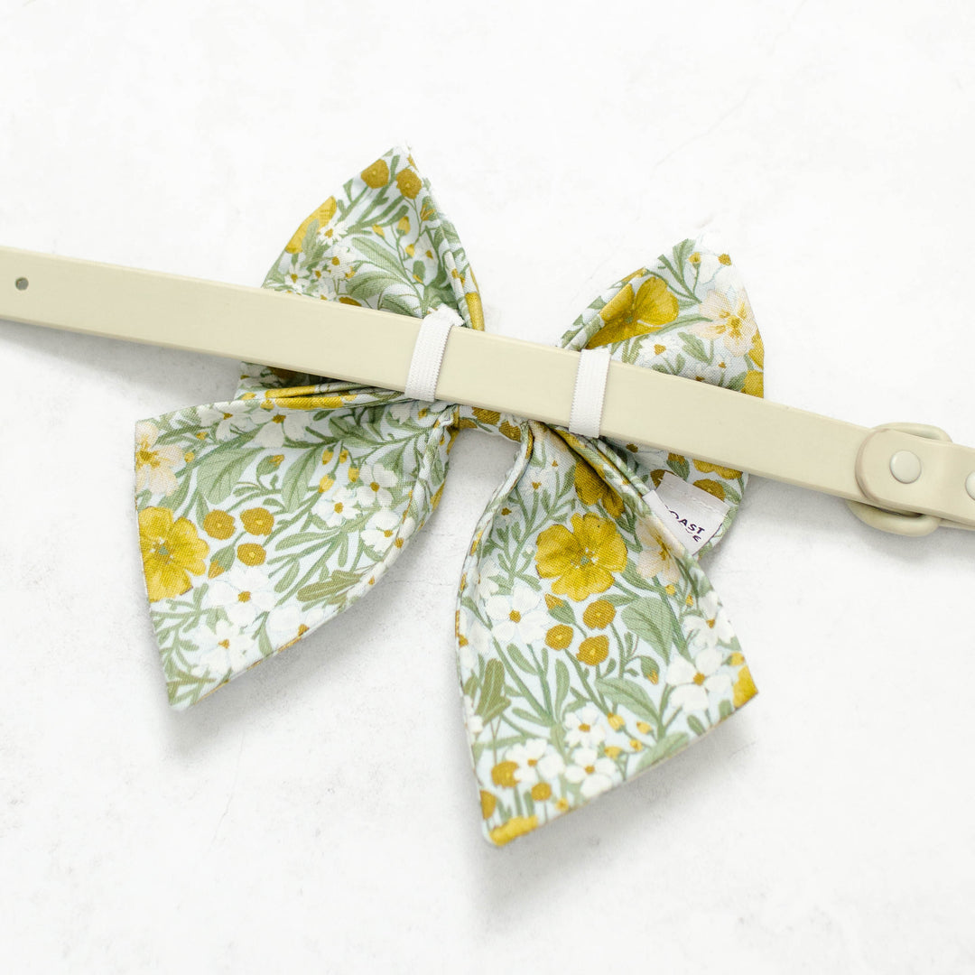 Golden Blooms Sailor Bow