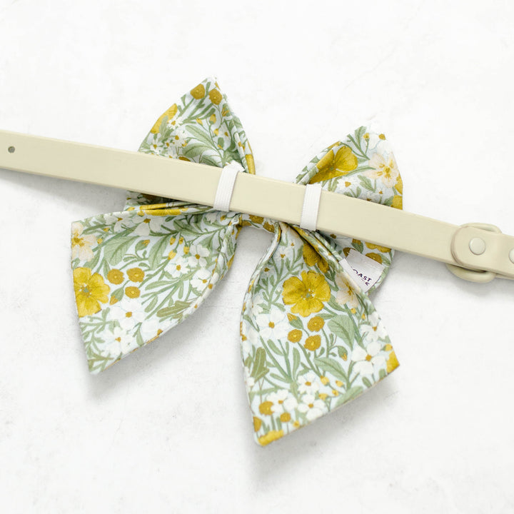 Golden Blooms Sailor Bow