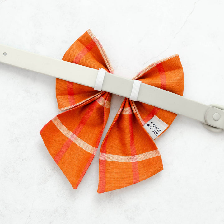 Harvest Plaid Sailor Bow