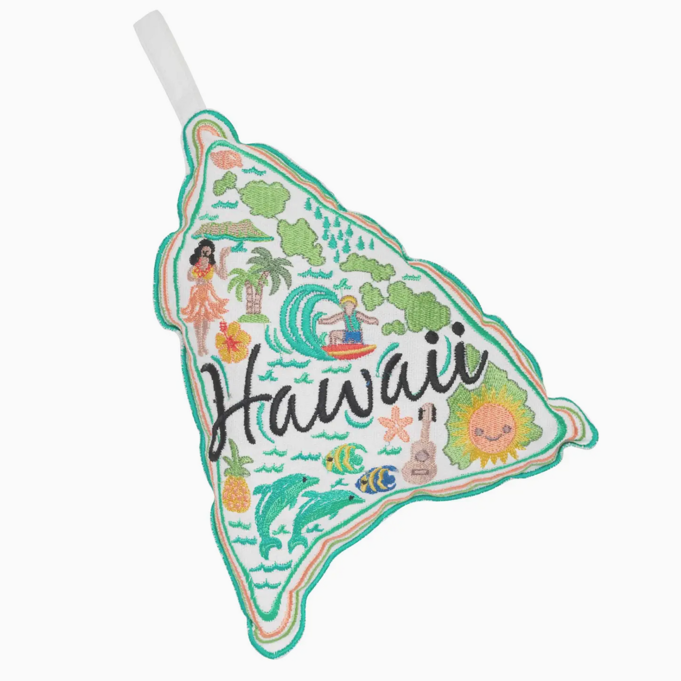 Hawaii State Embroidered Squeak Toy